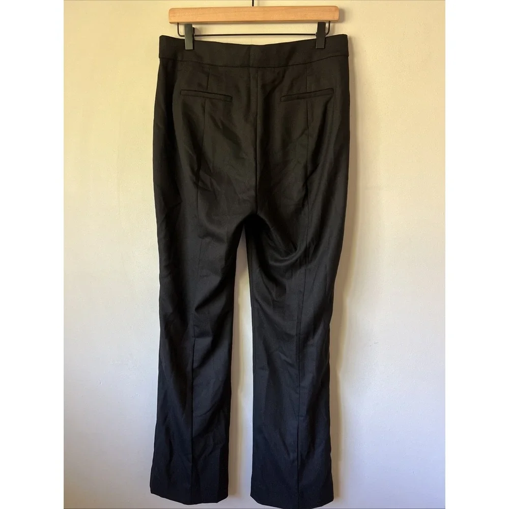 J.CREW NOVA Fides Willa Black Full Length Flare Pants Size 8T NWT Trousers